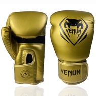 Phong cách mới Venum Găng tay đấm bốc dành cho người lớn trẻ em vàng Găng tay da PU cho BOXING chuyê