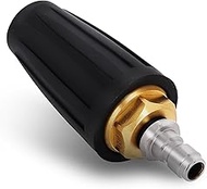 maXpeedingrods Rotating Spray Turbo Nozzle Brass Rotating Turbo Nozzle 1/4 Inch Quick Connection 400