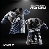 malaysia jersey pdrm design sublimation tshirt | baju jersey sublimation | shortsleeve