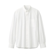 MUJI MUJI Mens Cotton Wash Oxford Button Collar Shirt