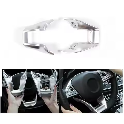 A77E-Steering Wheel Lower Trim Cover For Mercedes Benz A B C E Class W177 W247 W213 W205 CLA GLB AMG