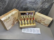 Discount in Straw Time One to One/80 Golden Snake Langjun Golden Tube Lipstick Sample Five-Piece Set