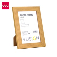 Deli A4 Photo Frame 4x6 5x7 6x8 Inches 3 Colors Wooden Minimalist Wall Hanging Ears Decoration