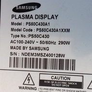 SAMSUNG PS50C430A1 PLASMA TV SPARE PARTS BN44-00330A/BN41-01395A/LJ41-08459A/LJ41-08458A/LJ41-08387A