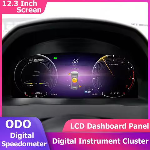 LCD Instrument Cluster Speedometer For Mercedes Benz C-Class W204 NTG4.0 2008-2011 Dashboard Tachome
