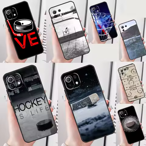 Ice Hockey Cover For Xiaomi 15 Ultra 14 13 11T 12T 13T 14T Pro POCO X7 Pro X3 X5 F5 F6 M6 X6 Pro Cas