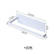 浴室廁紙架 [白色]免打孔無痕抹布架 廚房紙巾架 保鮮紙架 毛巾架 廚房置物架 -1個#KHH