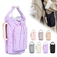 Outdoor Sports Down Insulated Water Bottle Bag Portable Crossbody Flask Carrier Thermal Cup Holder