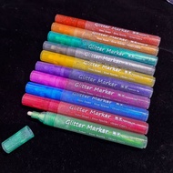 DIY Glitter Marker Pen Glitter marker pen Planner Highlighter Pen Nail art marker Acrylic marker ECW
