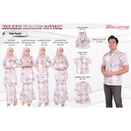 [DHIA] RAYA2024 Pale Peach 1142 - Baju Kurung Sedondon Ibu dan Anak | Baju Kurung Moden|Kedah |Riau |Mini by Dhia Cotton