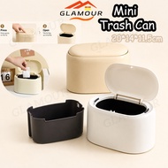 [SG] 4L Portable Mini Trash can Table Dustbin with Lid Pop Up Dustbin Desk Bin