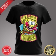 BAJU KARTUN SPONGEBOB SQUAREPANTS ROUND NECK T-SHIRT