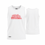 Singlet Sport Merah Putih HUT RI Kaos Gym Lari Tema Kemerdekaan Indonesia