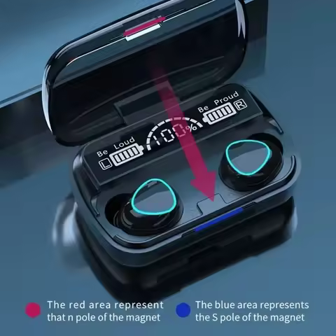 Original M10 Wireless Noise Canceling Headphones - Bluetooth Earpods with Mic, Stereo Sound & Gamer 