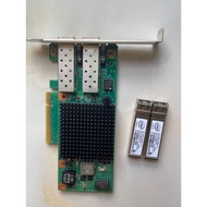 intel X520-DA2 SP310 intel82599ES Chip PCI-E X8 SFP LC Light Port Dual-PortServer Network Card Megaf