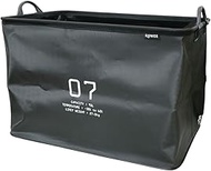 SLOWER SLW272 Outdoor Storage Case, Foldable, Waterproof, Bucket Bag, Black, 29.4 gal (95 L), HANG S