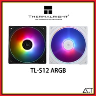 Thermalright TL-S12 S Black / White 5V ARGB 3Pin PWM 12CM Casing Fan S-FDB Bearing