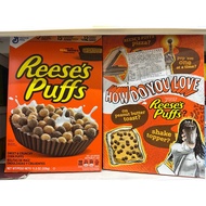 American Reese's Puffs Cereal Peanut Butter Chocolate Breakfast Crispy Ball 326g Stuffing Reduced Cu