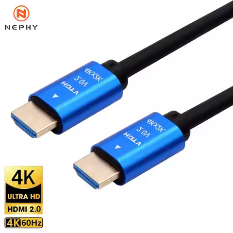 10m 15m 20m Long HDMI Cable 2.0 4K Cable 4K@60Hz 18Gbps for Monitors PS5/4 Xbox Fire HDTV Stick Blue