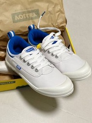 全新Volley 藍色白色小白鞋平底鞋