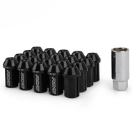 【Hot ticket】 Alloy Aluminum 7075-T6 19hex Rays Wheel Nuts Lug Nuts M12x1.5 M12x1.25 Length 42mm With