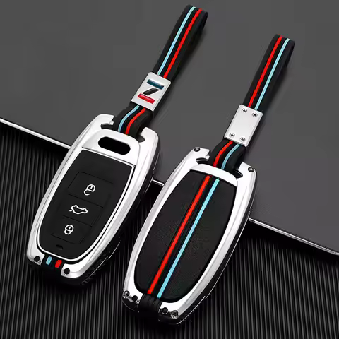 Zinc Alloy Car Key Case Cover Shell Fob For Audi A1 A3 8P A4 B8 B9 A5 A6 C7 A7 A8 Q3 Q5 Q7 Q8 C8 D5 