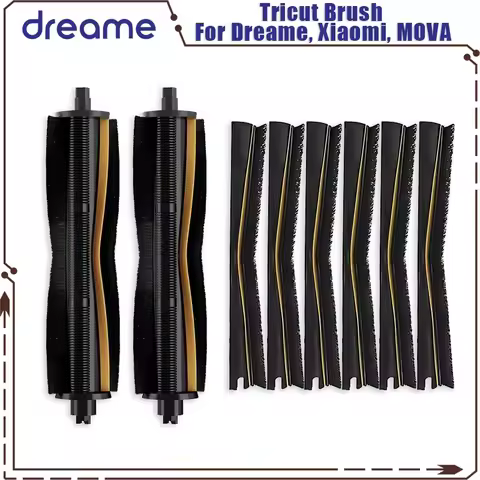 Tricut Brush Strip Fit For Dreame X30 X40 L40 Ultra, Xiaomi X20 Pro / X20 Max / X10+ / X20+ / M40 / 