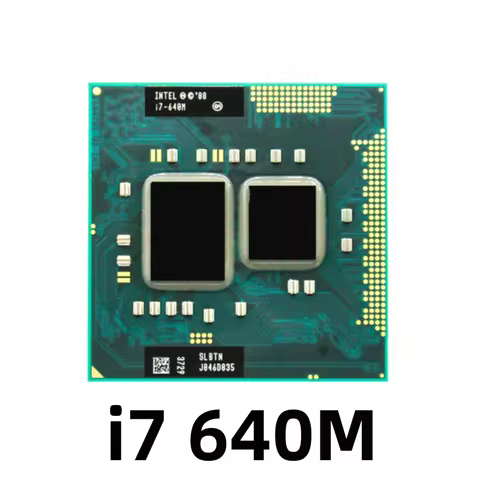 1PCS Intel Core I7-640M Processor i7 640M notebook Laptop CPU PGA 988 cpu