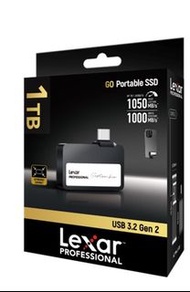 "荃灣門市全新行貨"(手機拍片神器) Lexar Professional Go Portable SSD SL400 1TB / 2TB