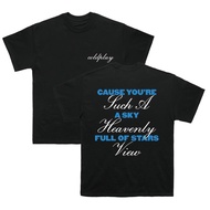 Baju Tshirt Lelaki A SKY FULL OF STARS by Coldplay Merchandise Shirt by Undercroftmy Baju Oversize L