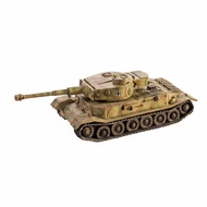 [tlvcbd] 1/144 Scale Tank Model  Detailed WW2 Tank Model Movable Turret Collectible Figurine for Col