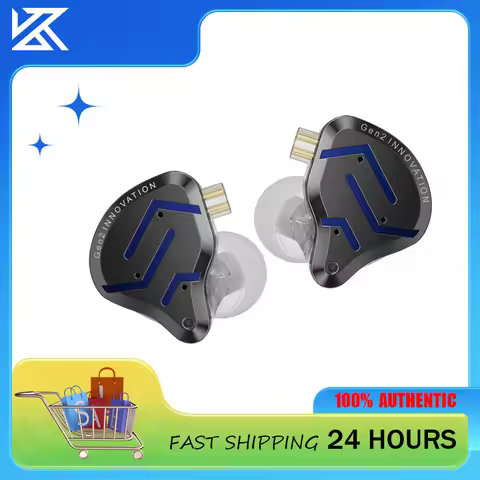 KZ ZSN Pro 2 Audiophile IEM 1BA+1DD Hybrid Soundstage Noise Reduction Monitor Earbuds
