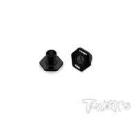 T-Work's TE-231-X423-B 6mm Bearing Wheel Hub Axle -0.5mm ( Xray X4 2023 ) 2pcs