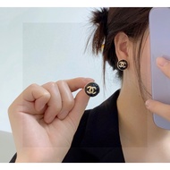 New Arrival Simple Black Diamond Three-Dimensional Square Earrings Earrings 7RCI 7ff