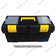 BIGBOSS 20" Plastic Toolbox 20 inch Plastic Tool Box BOSSBIG