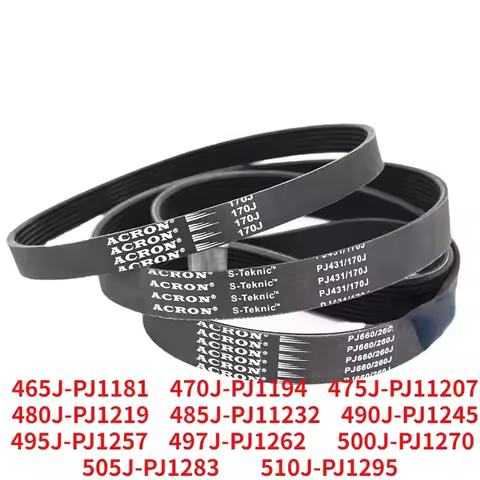 Ribbed Belt PJ 465J 470J 475J 480J 485J 490J 495J 500J 505J 510J 460J Sports Bike Treadmill Exercise