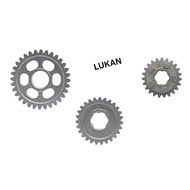 Gears, sprockets number 1, 2, 4 for WAVE S110, RSX, BLADE, A110.... 32, 27, 23R