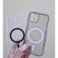 Softcase Space Custom MagSafe iphone 15 Plus 15 16 17 Pro iphone 16e 17 Air Silicone Casing Clear Ma