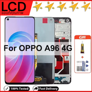 หน้าจอ LCD OPPO A96 4G {หน้าจอแท้คุณภาพศูนย์ 100%} เข้ากันได้กับรุ่นหน้าจอ oppo A96 4g ไขควงฟรี+กาว