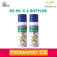 Hisamitsu Salonpas Spray Pain Relieving 80ml x 2 bottles (TWIN) EXP:05/2026 [ Relief aches and pain ]