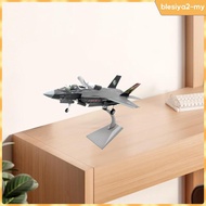 [BlesiyaedMY] 1/72 Scale F35 B Fighter Jet Model Diecast Plane Model Simulation Desktop
