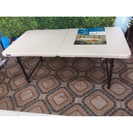 ☸⊙○LIFETIME TABLE 4ft / 1.21m Fold in Half with 3 Height Adjustments