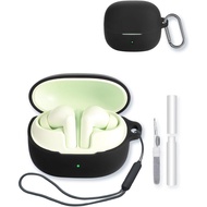 Case for Baseus Bass BP1 Pro True Wireless Earbuds,Soft Protective,BOVUGAC Silicone Case Cover with 