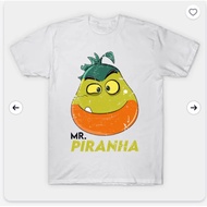 Men's 100% Cotton Round-Neck Short-Sleeve T-Shirt with 【The Bad Guys 2】Anime movie  Print