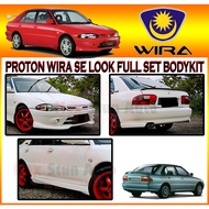 PROTON WIRA SEDAN SALOON AEROBACK SATRIA PUTRA SE LOOK FULL SET BODYKIT (SE) FRONT SKIRT,SIDE SKIRT,REAR SKIRT FULLSET