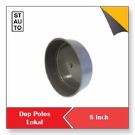 Dop Pipa PVC Polos Lokal Caap Tutup Pralon Paralon 6 inch