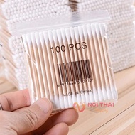Cotton Buds Smoothie Multi-Purpose Wooden Sticks 100 nt99