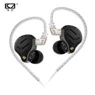 KZ Pisces In Ear Wired Earbuds Horizontal Dual Dynamic Driver HiFi Earphone Silver Plated Cable Musi