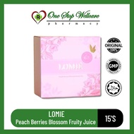 [Best Selling] LOMIE Peach Berries Blossom Fruity Juice 萝蜜减脂瘦身美白养颜果汁 | 1 Box/15 Sachets | Fat Burnin