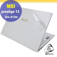 【Ezstick】MSI Prestige 13Evo A13M 二代透氣機身保護貼 DIY 包膜
